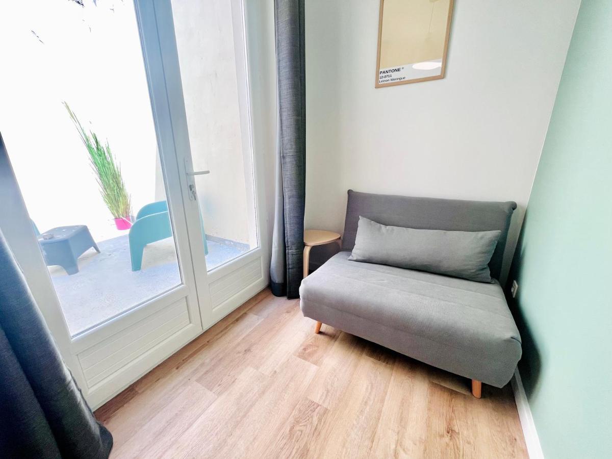 Le Quai 2 - Studio Neuf Calme Terrasse - Clim - Wifi - Gare A 200M Appartement Agen Buitenkant foto